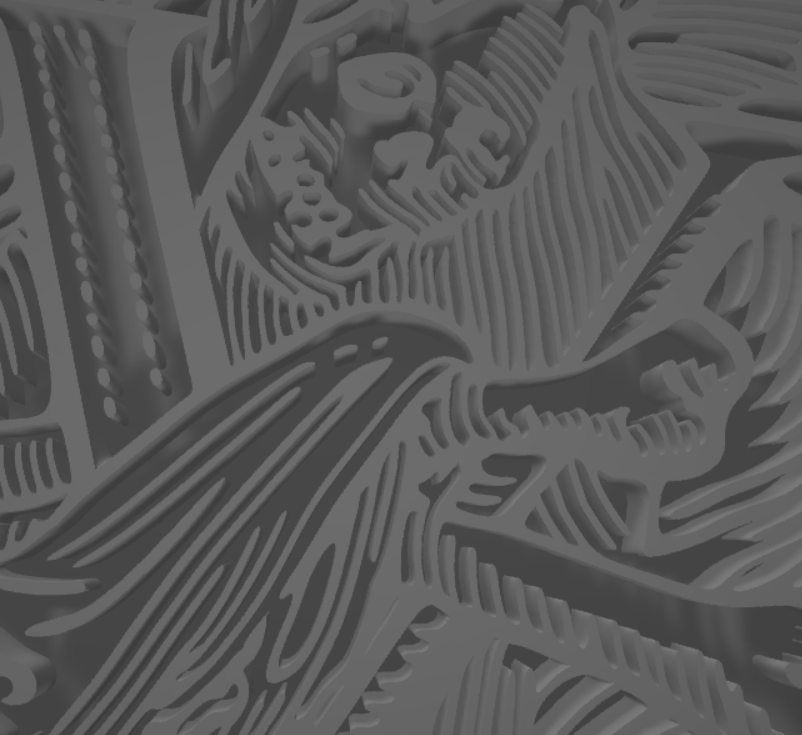 V death stamp .stl file