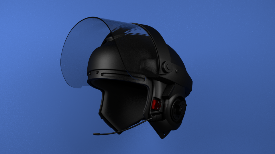 OCP Detroit Police Helmet .stl file