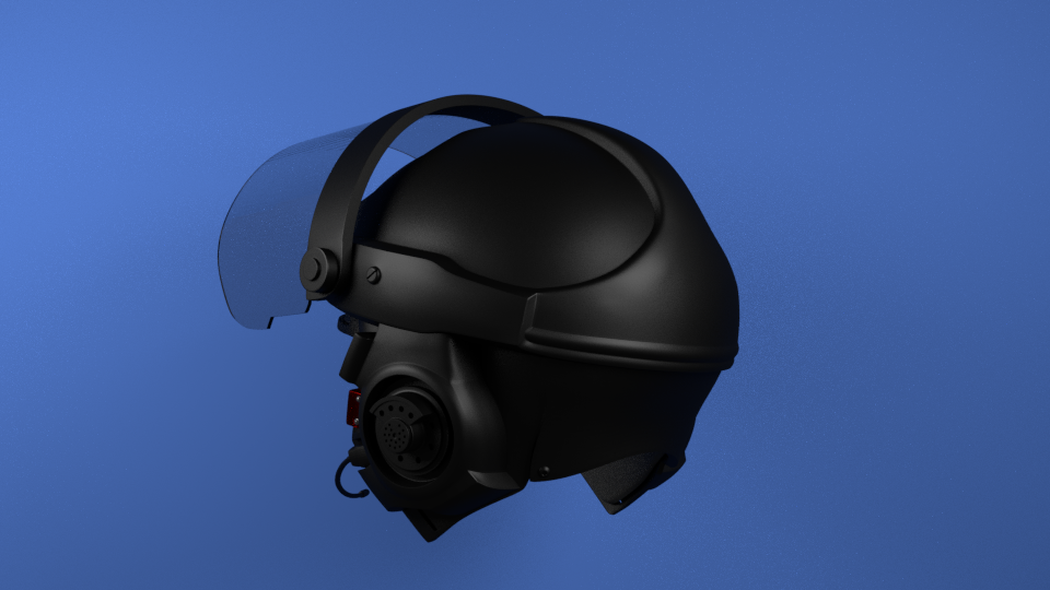 OCP Detroit Police Helmet .stl file