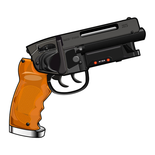 Sci-Fi Blaster sticker