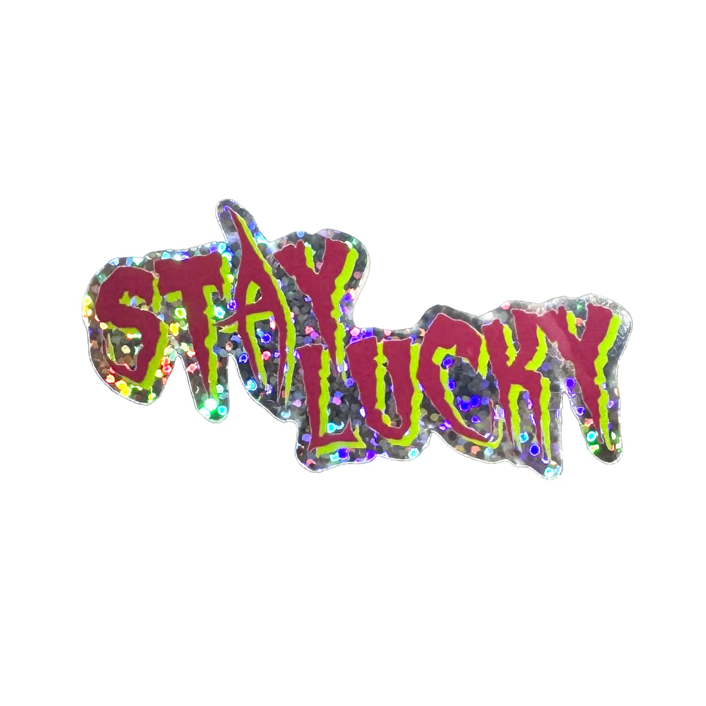 Stay Lucky Neon sticker